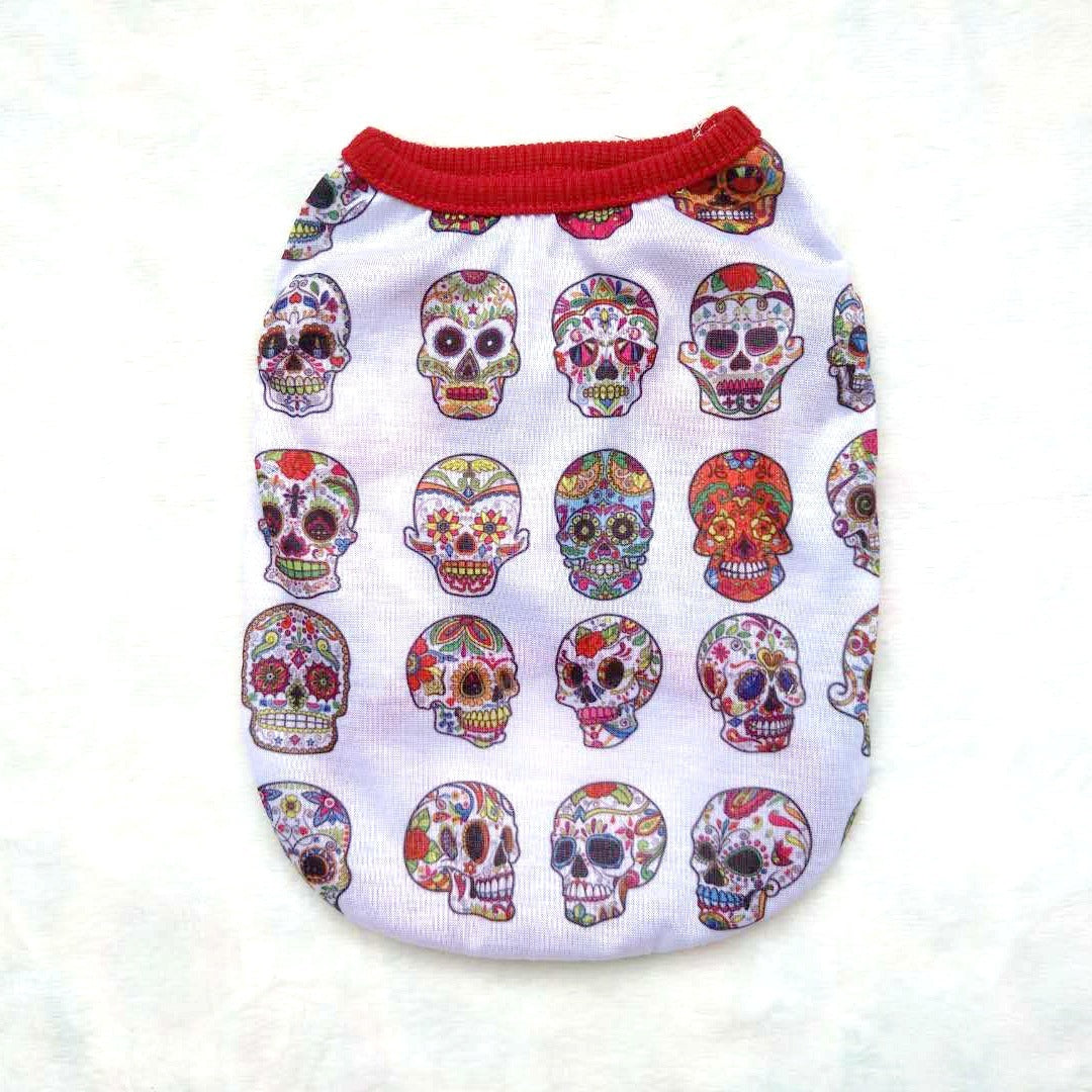 Pet Clothes Skull Halloween Supplies