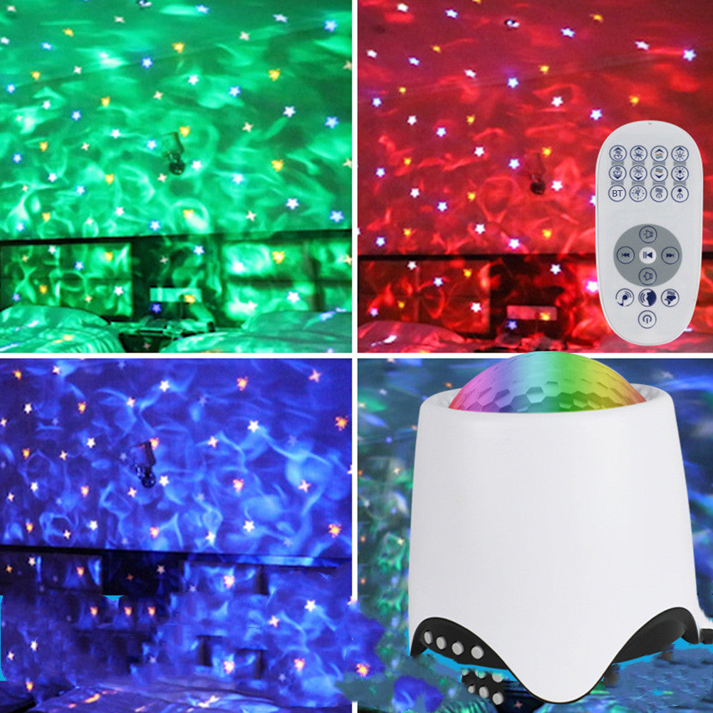 Night Light Projector Ocean Star Projector, Remote Control Mode Music Control