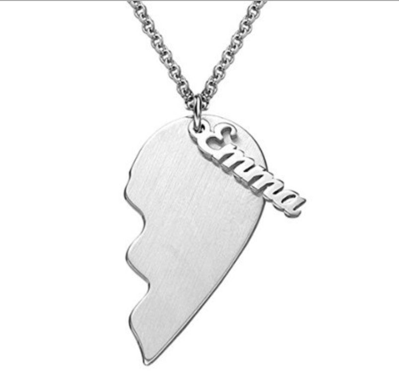 S925 pure silver love 1-2 couples jewelry personalized name customized necklace