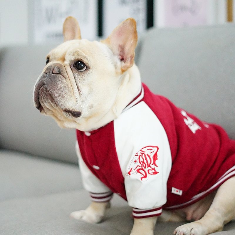 Pet cotton baseball uniform