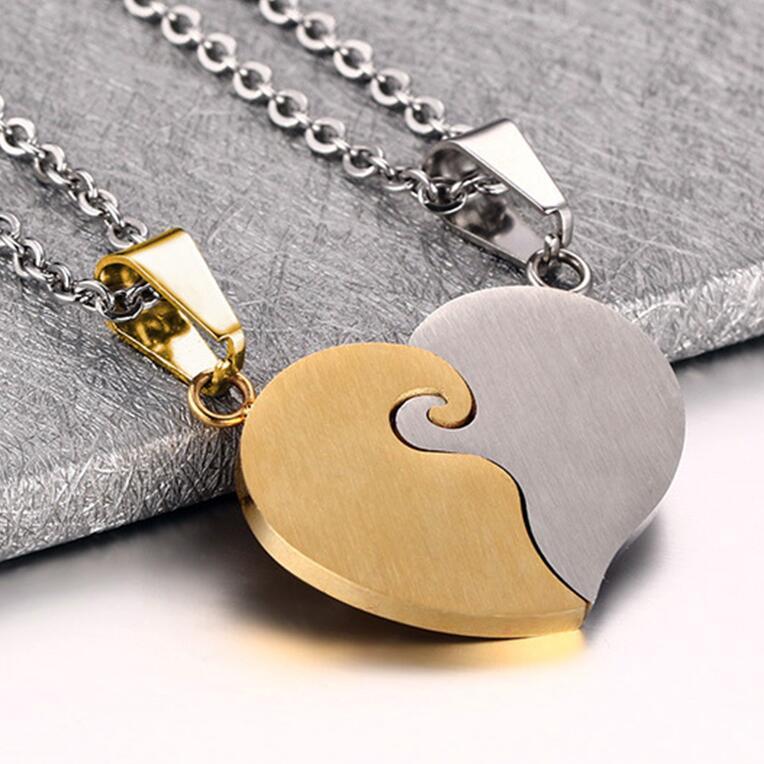 Love pendant couple necklace