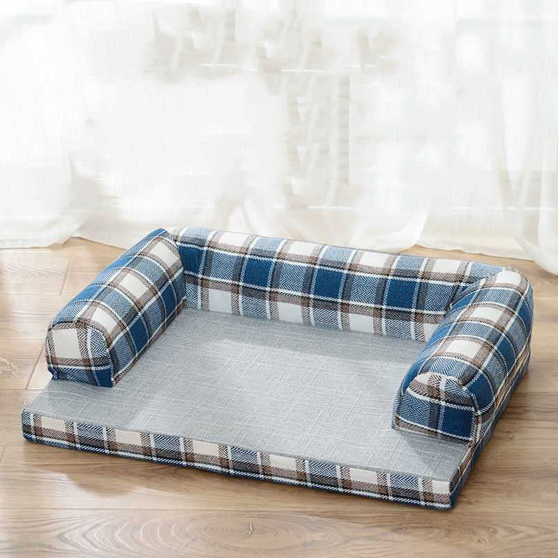 Removable And Washable Cushions Scratch-resistant Linen Dog Sofa Bed