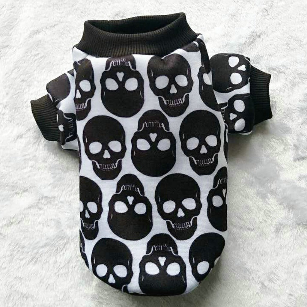 Pet Clothes Skull Halloween Supplies