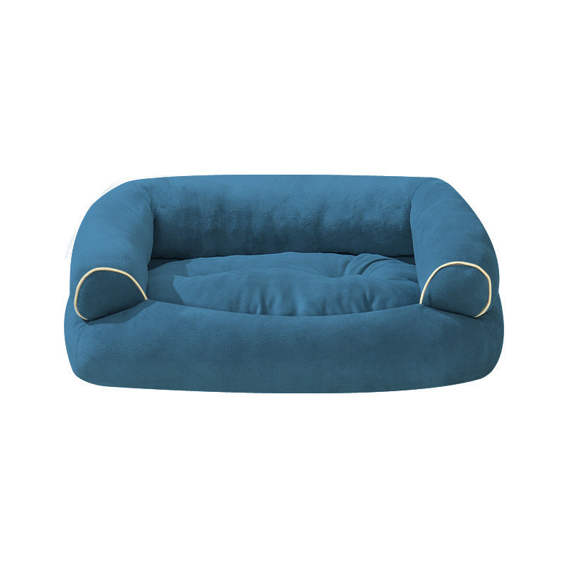 This Is A Pet Sofa Bed For Dogs And Cats, Made Of Soft Fabric And Designed For Small Pets To Sleep Comfortably