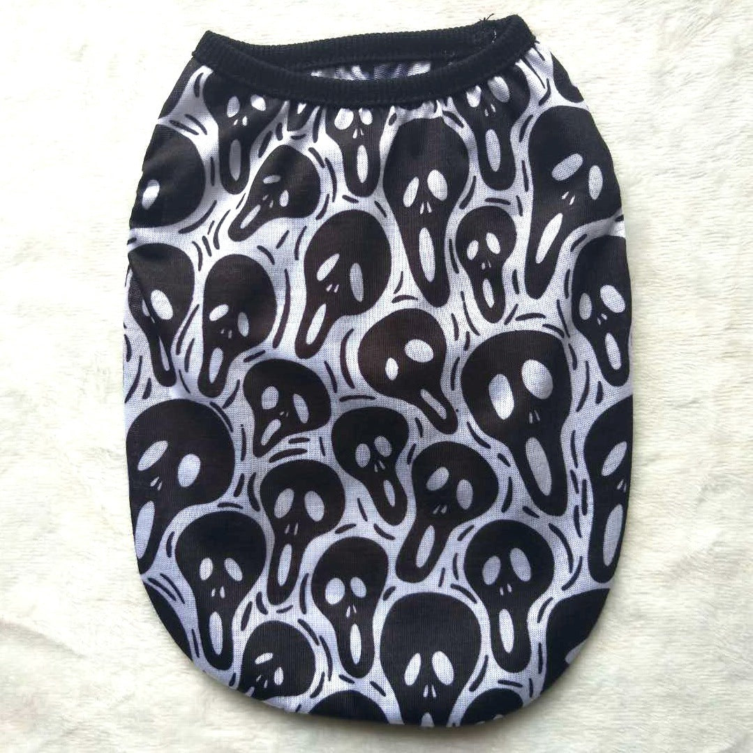 Pet Clothes Skull Halloween Supplies