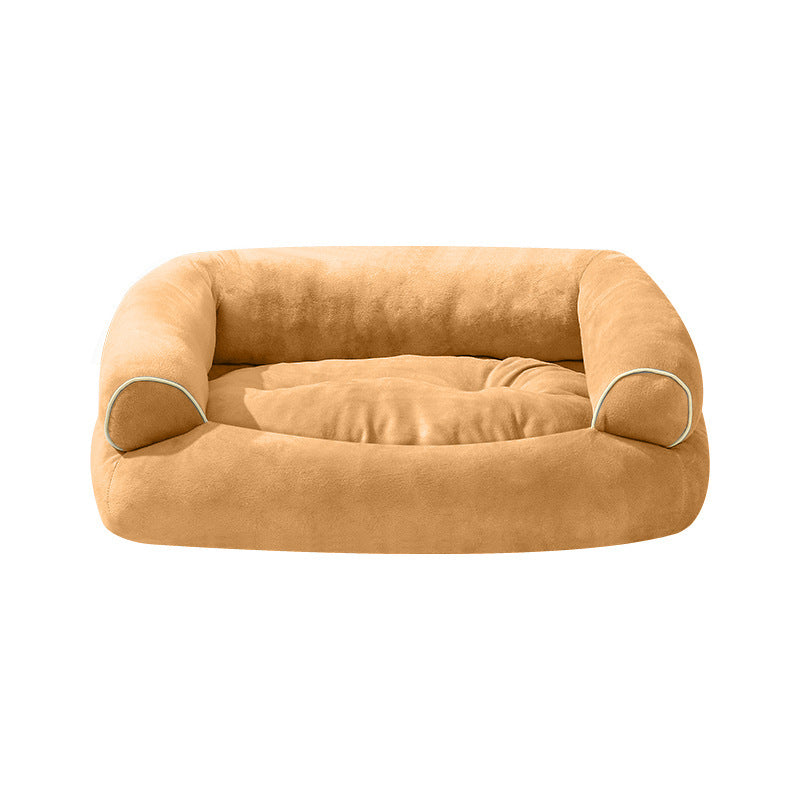 This Is A Pet Sofa Bed For Dogs And Cats, Made Of Soft Fabric And Designed For Small Pets To Sleep Comfortably