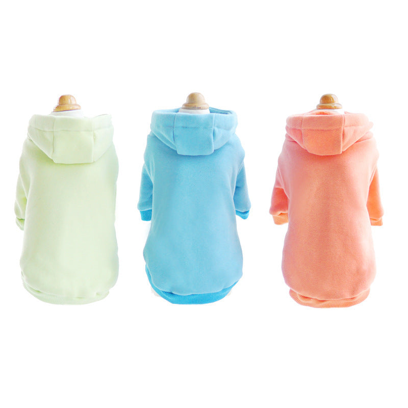 Macaron Hooded Pet Sweatshirt Casual