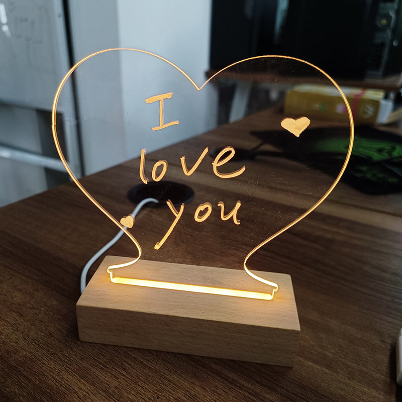 LED Message Board Night Light – USB Lamp gift