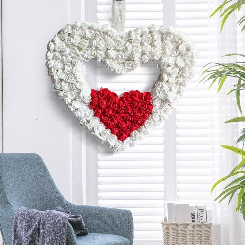 Valentine's Day Double Love Garland Holiday Atmosphere Dress Up Ornaments