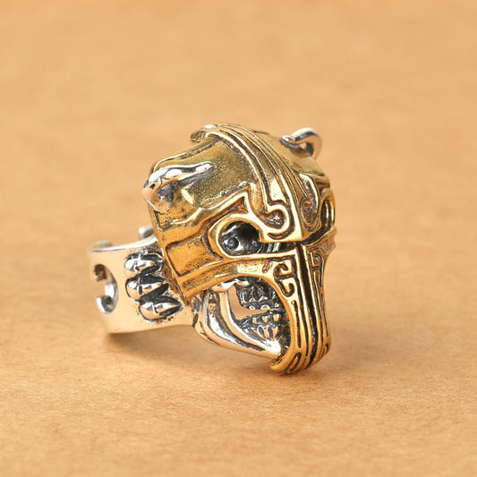 Men's Fashion Personality Gladiator Helmet Ring